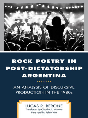 cover image of Rock Poetry in Post-Dictatorship Argentina